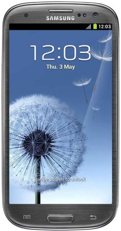 Смартфон Samsung Galaxy S3 GT-I9300 16Gb Titanium grey - Фурманов